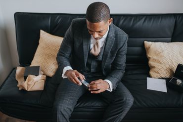 Grey groom style