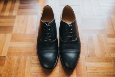 Black wedding shoes