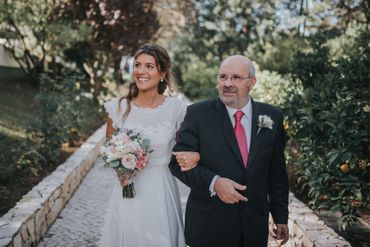 White outdoor long wedding dresses