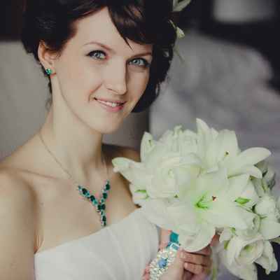 Lilly wedding bouquet