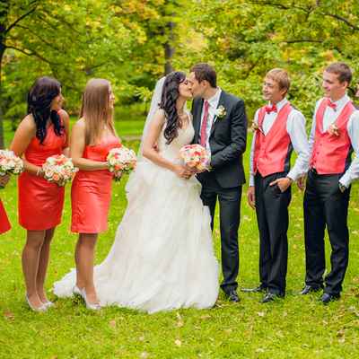Autumn red real weddings